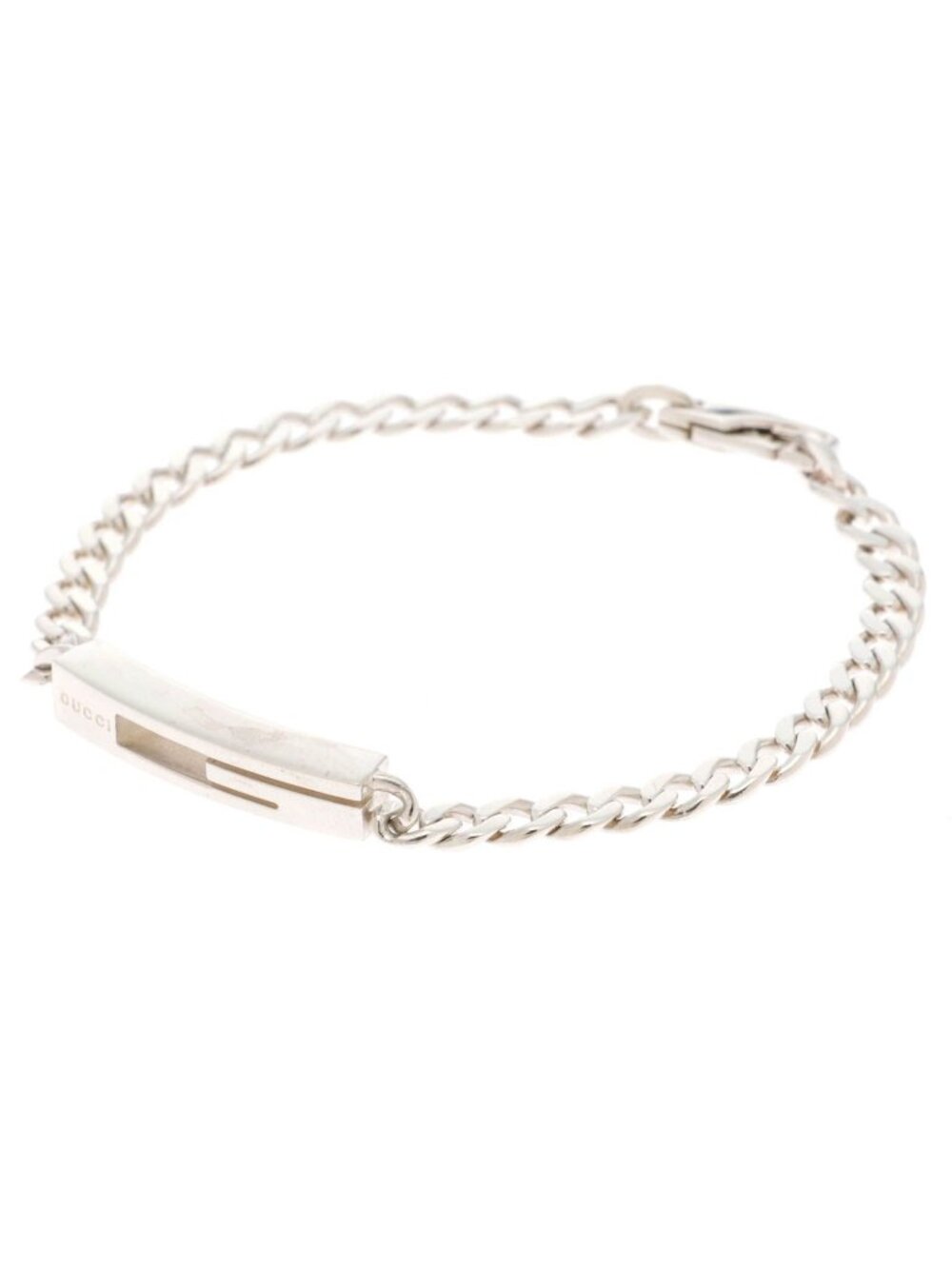 Gucci Cutout G Bracelet Silver